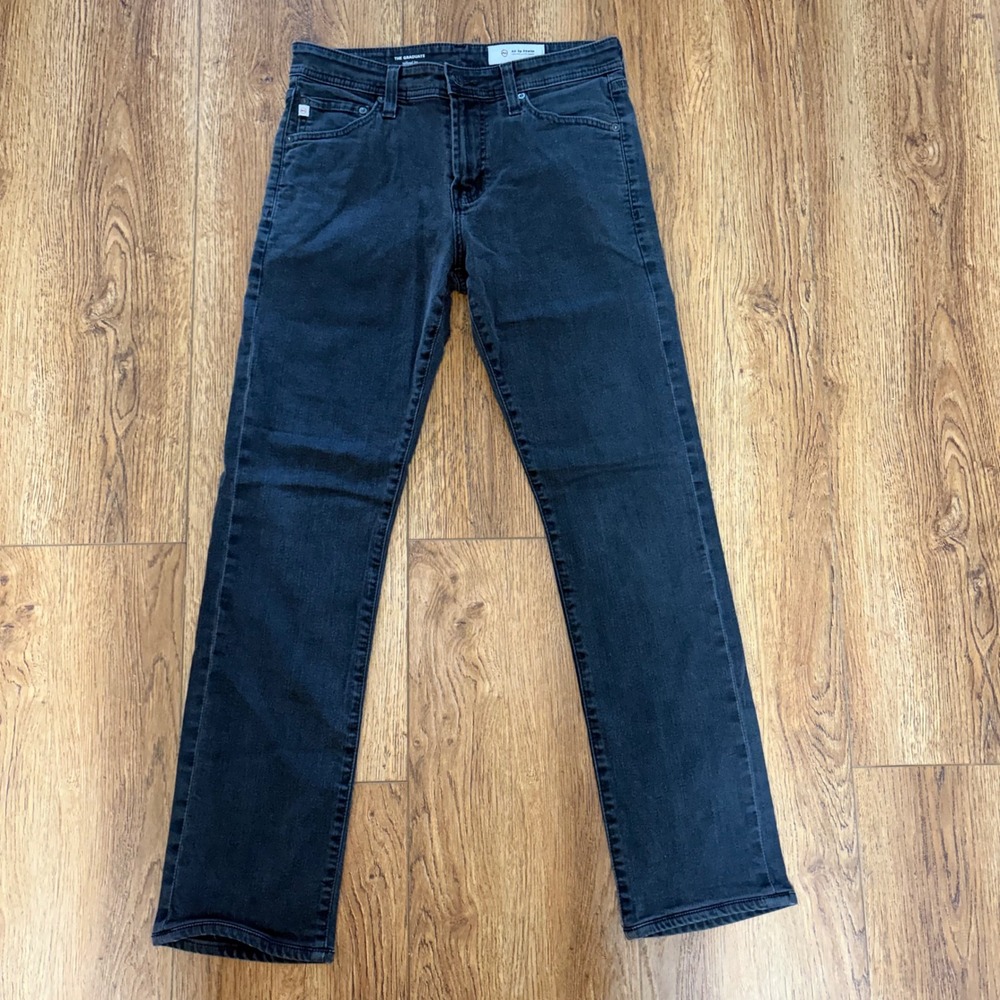 AG Adriano‎ Goldschmied Graduate Tailored Leg Black Jeans Mens 30x30 Made in USA